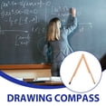 thumbnail image 2 of Shisuyan Wood Blackboard Compass Whiteboard Compass Geometry Drawing Compass Demonstrations Tool For Classroom Outdoor Drawing Supply, 2 of 9