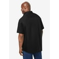 thumbnail image 2 of KingSize Men's Big & Tall Short Sleeve Wrinkle-Free Sport Shirt, 2 of 4