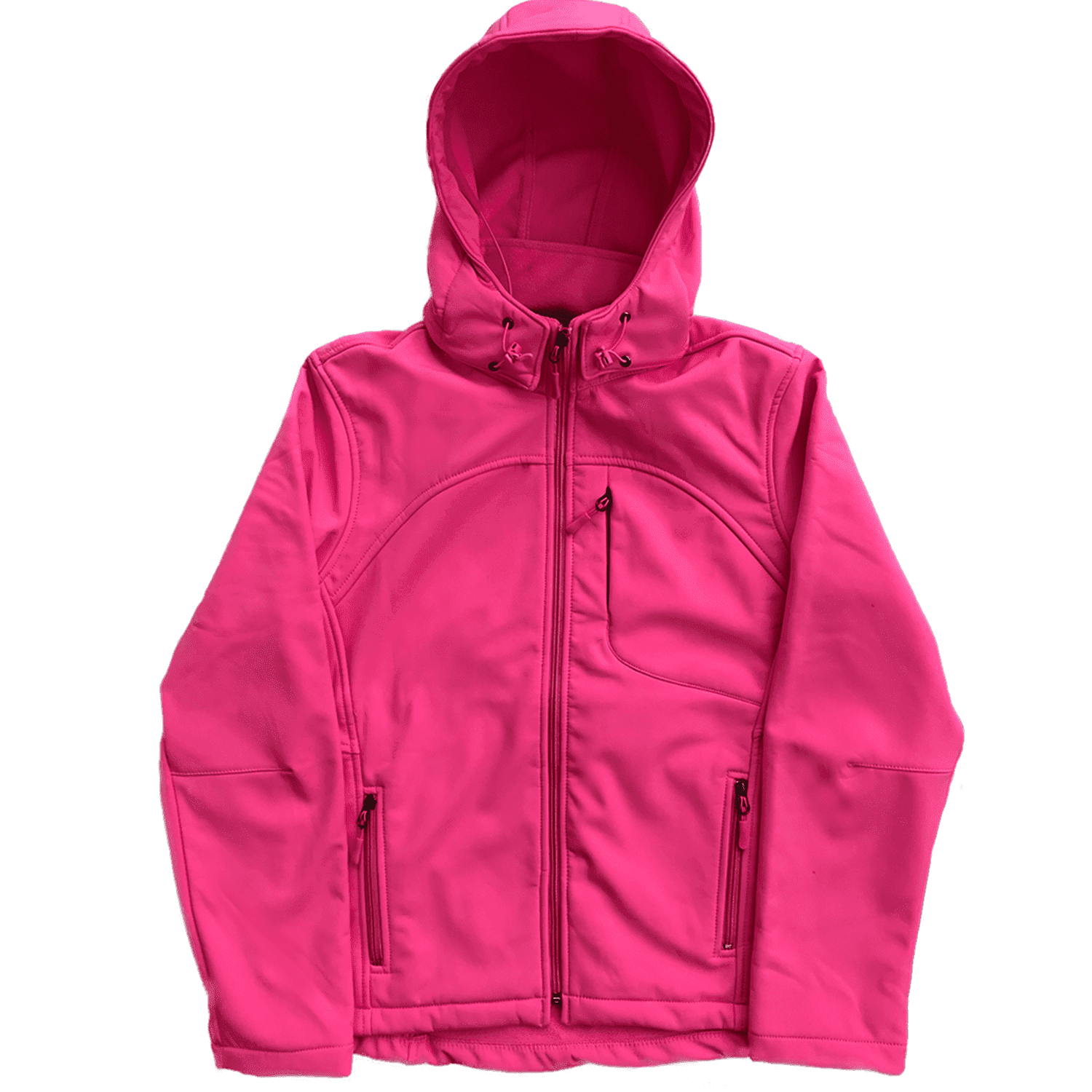 Women's Softshell fleece lining water resistant Jacket with removable