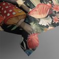 thumbnail image 5 of Red Mushroom Frog Black Pattern Square Tablecloth,Waterproof Square Table Cover,Wipeable Spillproof Washable Table Cover for Home Kitchen Party Decor 42"X42"(107x107cm), 5 of 6