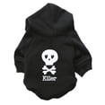 thumbnail image 1 of Ropa para mascotas Halloween polar esqueleto negro camiseta con capucha para mascotas MFZFUKR CPB-US-FXT542-1, 1 of 5