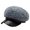 Grey, variant on lnmuld Sherpa Newsboy Cap Faux Leather Brim Fuzzy Baker Boy Hat for Women Size:One Size
