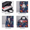 thumbnail image 3 of Yiaed Tropical Flower Print Lightweight Backpack Travel Backpacks Hiking Daypack for Women Men, 3 of 5