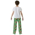 thumbnail image 5 of FORMRS Kids Pajama Pants with Pockets Size 13-14Y Boys Lounge Sleep Bottoms, American Footballs, 5 of 8