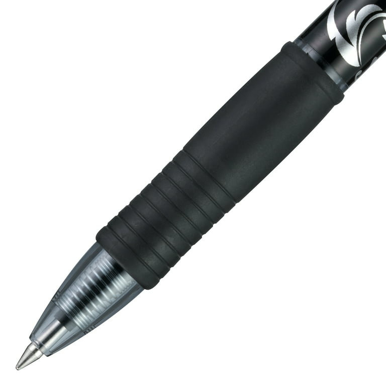 Pilot G2 Retractable Premium Gel Ink Roller Ball Pens, Fine Pt, 144 Pen Tubs, Black & Blue & Red