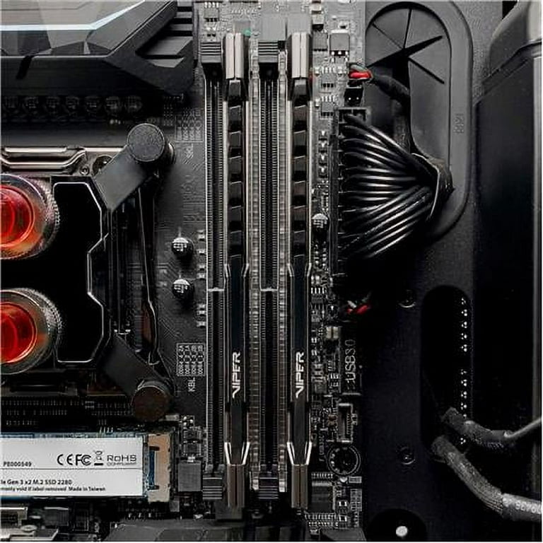 Patriot Viper Steel DDR4 RAM 16GB 2X8GB 3600MHz CL17 UDIMM Desktop Gaming Memory Kit PVS416G360C7K Walmart