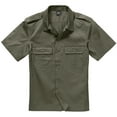 thumbnail image 6 of BRANDIT INDIVIDUAL WEAR Adult Male Worker Short Sleeve Shirt, Color: Olive, Size: XXL, 6 of 7