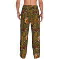 thumbnail image 7 of Salouo Autumn Leaves Owl Squirrel Print Pajama Pants for Men, Lounge Pants Elastic Waistband Casual Men's sleepwear Loungewear Sleep Pajama Pant -X-Large, 7 of 7