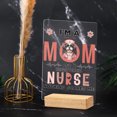 thumbnail image 4 of I'm a Shih Tzu Mom and a Registered Nurse Nothing Scares Me Acrylic Plaque Sign Ashwood Base Lion Dog Lover Gifts Home Desk Decor - 00002, 4 of 5