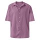 thumbnail image 4 of Designer Spring Summer Men's Casual Cotton Linen Solid Color Short Sleeve Shirts Loose Shirts L, 4 of 4