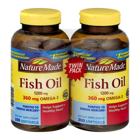 Nature Made Fish Oil Softgels, 1200 Mg, 200 Ct, 2