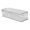 thumbnail image 1 of Abbracc Clear Food Storage Organizer Bin Vegetable Fruit Container Box for Fridge Pantry Rectangle, 1 of 9