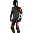 thumbnail image 2 of Alpinestars Challenger Mens 1 Piece Leather Suit Black/White/Red 50 EUR, 2 of 4