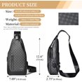 thumbnail image 2 of FSD.WG Mochila de Hombre Bolso Cruzado Multifuncional Bolsa de Viaje para Senderismo Diseño Impermeable Estilo Clásico Simple para el Uso Diario, 2 of 6