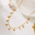 thumbnail image 6 of NICKSUN Vintage Gold Ocean Charm Choker Necklace, Boho Beach Vacation Dainty Paperclip Chain with Starfish, Seashell, Seahorse & Marine Animal Pendants, Elegant Coastal Statement Jewelry, 6 of 7