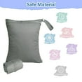 thumbnail image 6 of BTEPSGA Wet Dry Bags 2 Pack for Swimsuits, Waterproof Bag for Travel, Food Storage, Stroller, Daycare, Baby Diapers, Yoga, Beach, Pool, Wet Clothes, 6 of 6