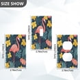 thumbnail image 7 of Yayeee Blank Wall Plate Cover 1-Gang 4.5"x2.7" Home Unused Decorative Outlet, Pink Floral Flamingo, 7 of 7
