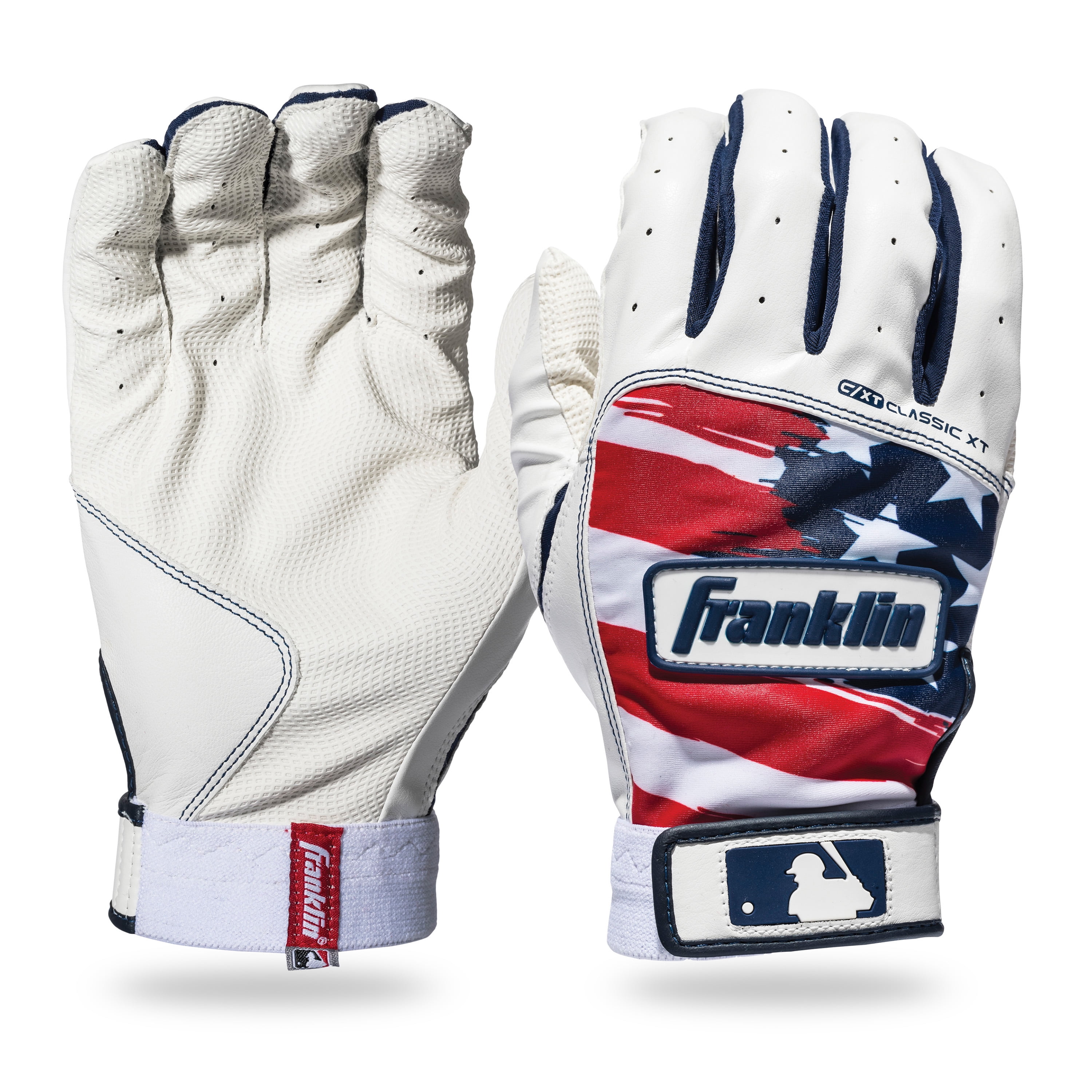 Franklin Sports Shok-Sorb X Batting Gloves - White/White - Adult Small -  Walmart.com