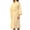 Apricot, variant on Women's Billowy Waffle Bathrobe Comfy Home Belted Chic Fall Sleeping Long Sleeve Nightwear Calf Length Bath Robe Navy XX-Large-3X-Large