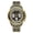 Gold Shell Black Surface, variant on New carved design elegant watch with calendar, quartz watch, fashionable men's wristwatch, business trendy, unique and creative men's watch