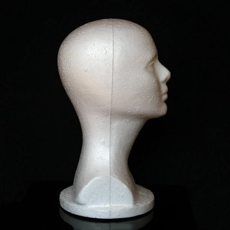 Happydeer 12 Styrofoam Wig Head - Foam Mannequin Wig Stand and