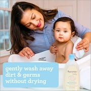 Aveeno Baby Daily Moisture Gentle Bath Wash & Shampoo with Natural Oat Extract, 18 fl. oz, Package may vary
