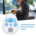 thumbnail image 5 of Hanging Waterproof Shower Clock Radio - Wireless Mini Portable Waterproof Battery Operated Shower Radio Speaker W/ Digital Clock, Lcd Screen For Home,, 5 of 5