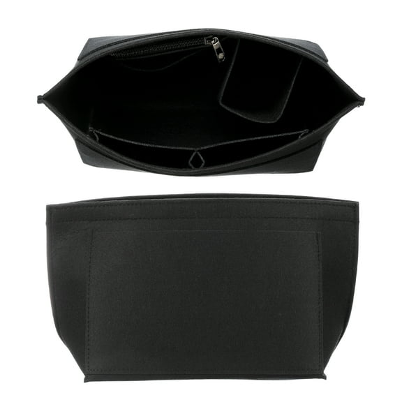Felt Bag Organizer, Purse Organizer Insert, Tote Bag Insert for Purse Tote Handbag Women S & Black