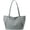 Grey, variant on Kukuzhu Canvas Shoulder Bag Women Soft Designer Tote Bag Casual Large Shopping Handbag Purse