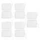 thumbnail image 1 of 10 parches de electrodos de 7 x 10 cm, almohadillas de repuesto reutilizables para unidad TENS, hidrogel adhesivo para electroterapia, apertura de 2,5 mm/0,098 pulgadas, 1 of 15