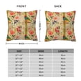 thumbnail image 2 of Pofeuu Vintage Bird Print Double-sided plush pillowcase Square Throw Pillow Covers Pillows Cover for Living Room Bedroom Sofa Couch Cushion Cover（No pillow core）-20"x20", 2 of 7