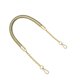 thumbnail image 5 of WORGEOUS Thicken PU cuero asas de bolso correa de cadena de metal hebilla de repuesto correa de banda para mujer bolso de señora DIY (dorado), 5 of 7