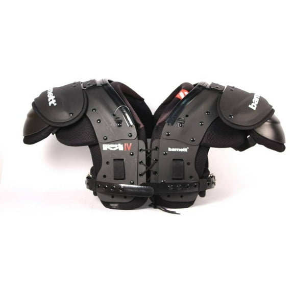 Barnett MARK IV Football Shoulder Pad Pro, OL-DL, Black Color, Size S