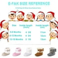 thumbnail image 7 of Baby Boy Girl Boots Newborn Shoes Winter Snow Bowknot Anti-Slip Soft Sole Warm Infant Toddler Prewalker Booties, 7 of 7