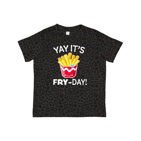 

Inktastic Yay Its Fry Day with Cute French Fries Gift Toddler Boy or Toddler Girl T-Shirt