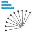 thumbnail image 4 of Uxcell 200Pcs Pines de Cabeza de Bola Negros Mate 18mm Pines de Cabeza de Alambre de 24 Gauge para Fabricación de Joyas de Bricolaje, 4 of 7