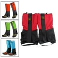 thumbnail image 3 of Chaussures de Legging de Randonnée Neige Bottes d'Escalade Jambières Extérieures pour la Randonnée Imperméable à l'Eau Jambe Couverture Rouge, 3 of 9