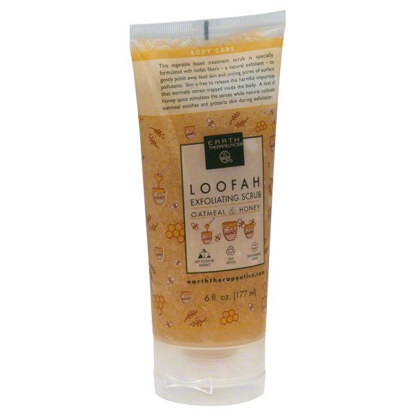 Loofah ScrubOatmeal & Honey Earth Therapeutics 6 oz Scrub Walmart