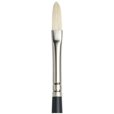 Winsor & Newton Artist Oil Brush, Long Handle, Filbert, 1