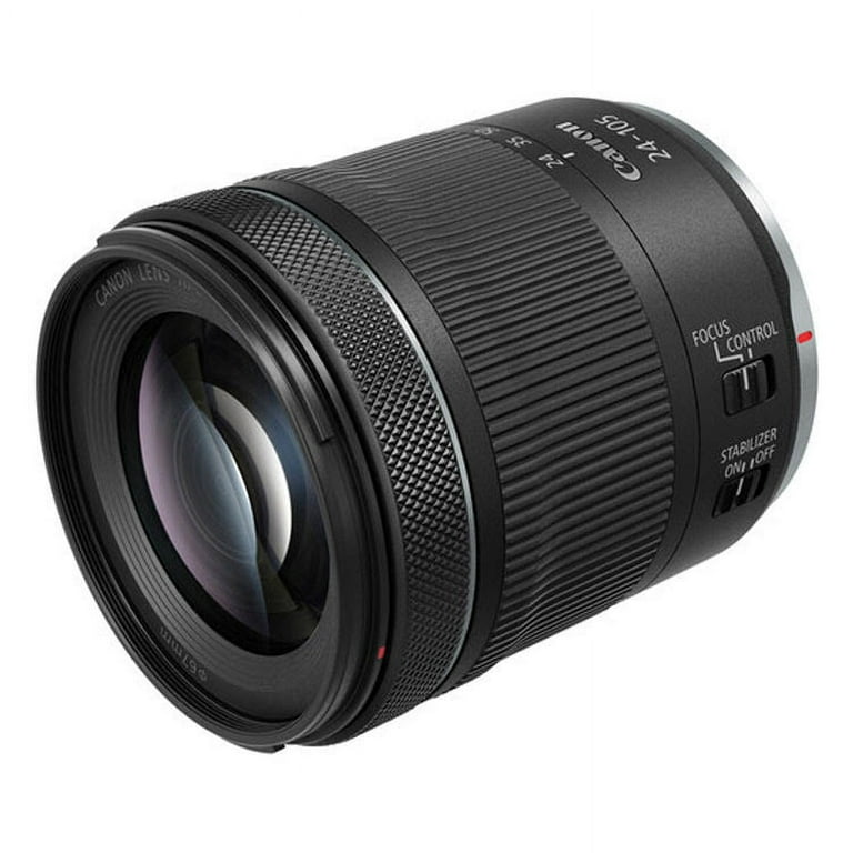 Canon RF 24-105mm f/4-7.1 IS STM Lens with Hood and Cap Canon RF 24-105mm f/4-7.1 IS STM Lens with Hood and Cap