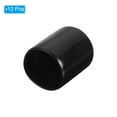 thumbnail image 3 of Uxcell Round Rubber End Caps Flexible Rubber Screw Covers for Metal Tube 3/4" 12pcs, 3 of 5