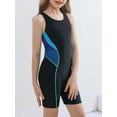 thumbnail image 5 of Charmo Girls One Piece Swimsuit Boyleg Athletic Bathing Suit Training Swimwear Size 8-16, 5 of 7