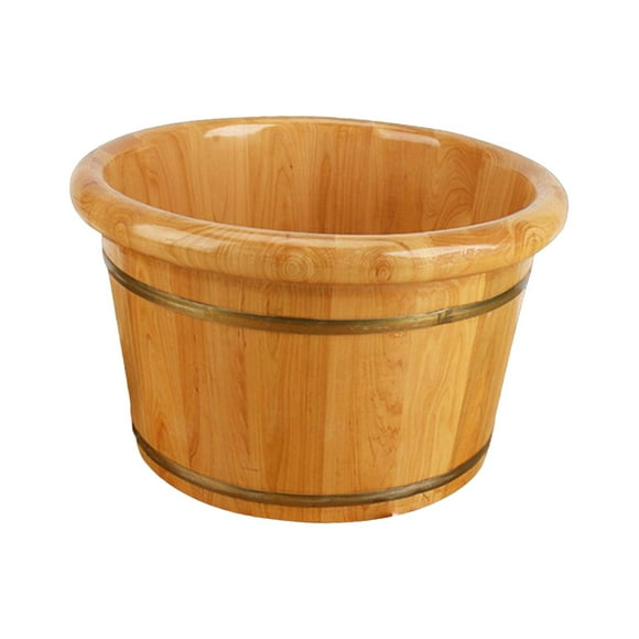 Barril para baño de pies, cubo para lavar los pies, bañera de madera para pies, regalo para el Día de la Madre, SPA Altura 30cm