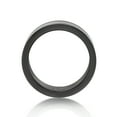 thumbnail image 4 of Black Ion Plated Stainless Steel Blue Line 8mm Ring - Size 11, 4 of 5
