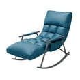 thumbnail image 2 of Lipstore Rocking Chair Adjustable Backrest Casual Versatile recliner Modern Armchair for Blue, 2 of 8