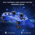 thumbnail image 2 of 2 Pack Controllers for PS3 ,Wireless Playstation 3 Gaming Controller with Double Shock & Motion Sensor, Bluetooth Rechargeable PS3 Controller Gamepad Remote PS3, 2 of 7