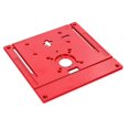 thumbnail image 2 of Plaque d'Insertion pour Table de Défonceuse en Aluminium pour Bancs de Menuiserie 240X245Mm avec Vis, 2 of 8