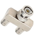 thumbnail image 2 of Y Type BNC Splitter Adapter RF BNC Adapters 3 Way Audio Connector Adapter Kits, 2 of 8