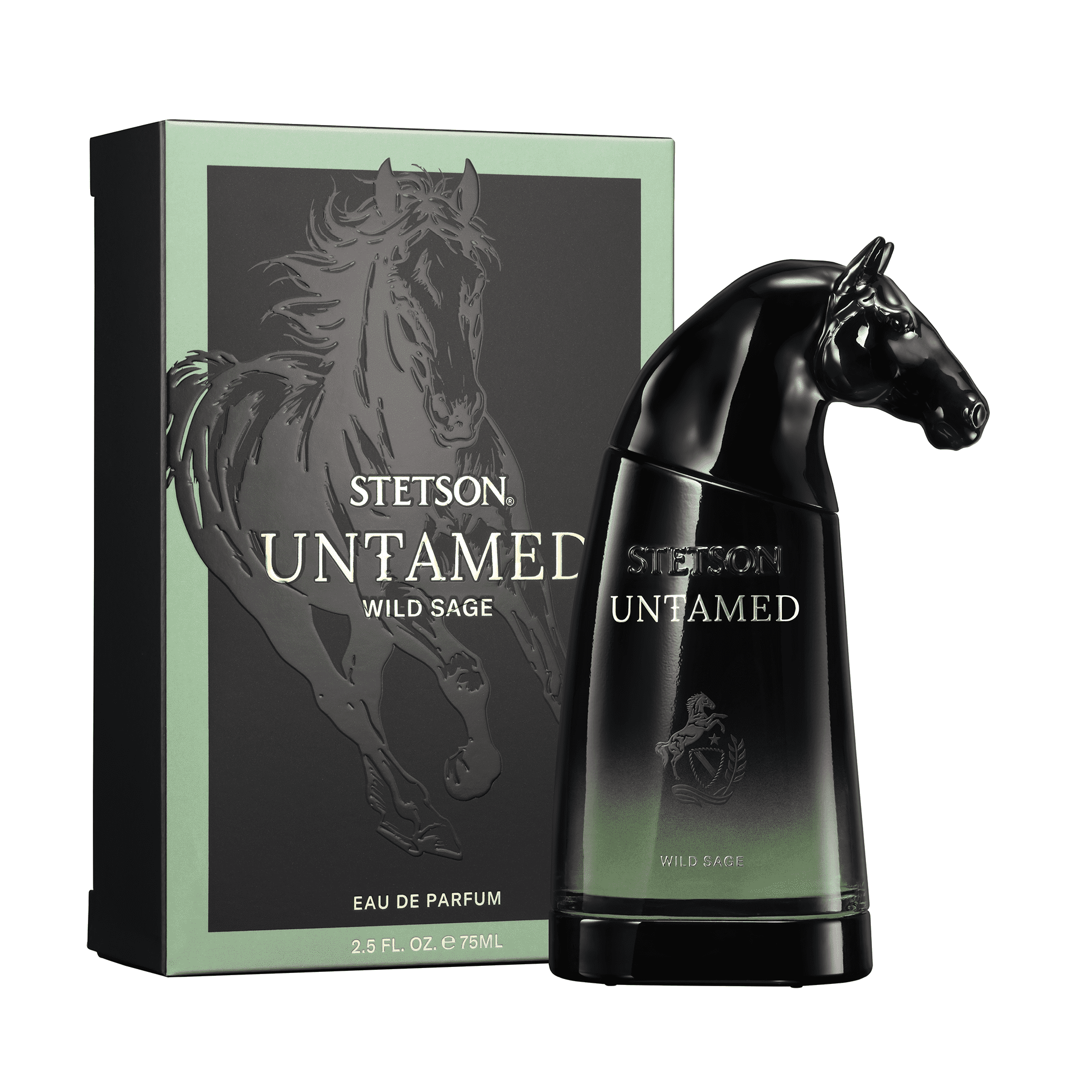 Stetson Untamed Wild Sage Eau de Parfum Fragrance for Men 2.5 fl oz