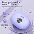 thumbnail image 4 of Acer Clip-on Earbuds Wireless Bluetooth Headphones Hifi Stereo with Mic for Clear Calls Sports, Purple, 4 of 13